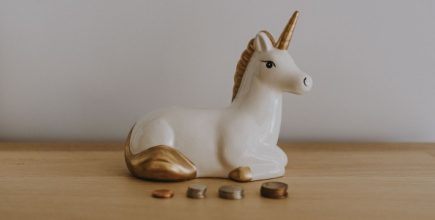 Starling Bank image, unicorn piggy bank